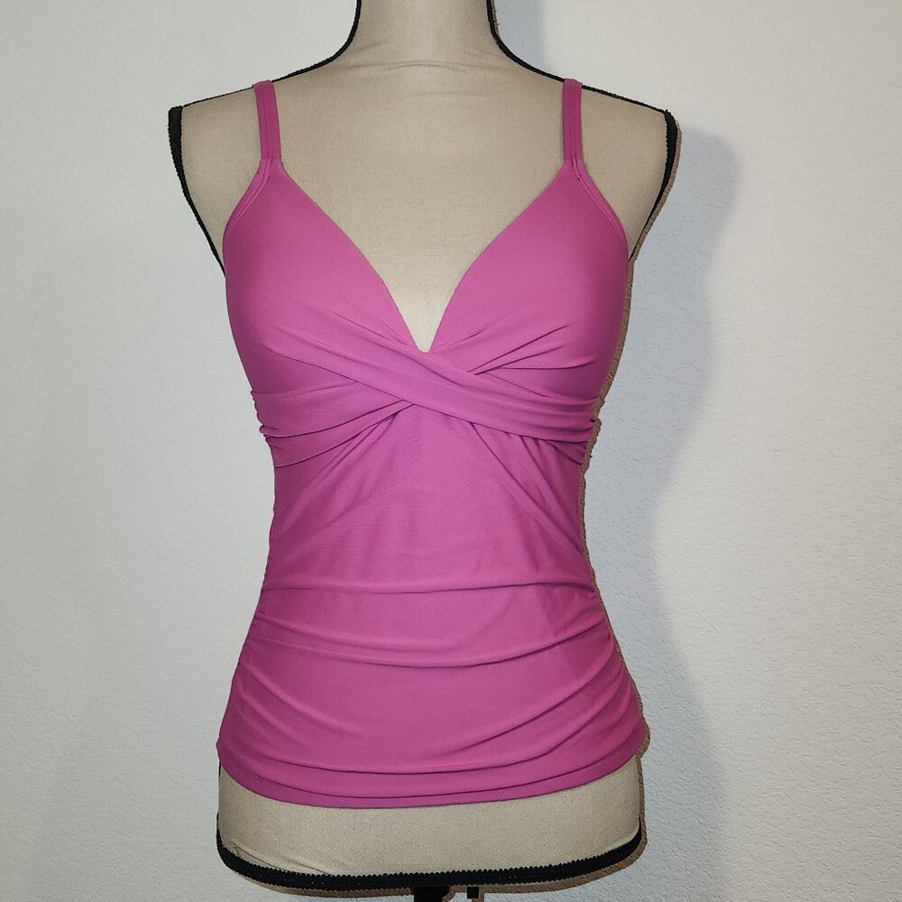 Freshwater Tankini Top – Size M – Fuchsia Pink - Picture 1 of 10